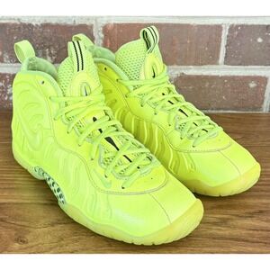 Nike Little Posite One Shoes Youth Size 7Y Volt Yellow Foamposite 644792-700